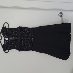 RW&CO black dressRW&CO black dress - - lace and embellished bodice- US size 2 -